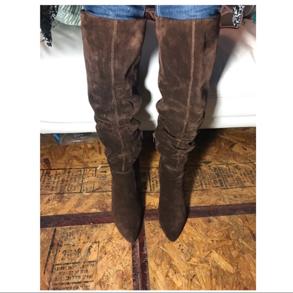 T12 Suede slouchy boots - Picture 2 of 7